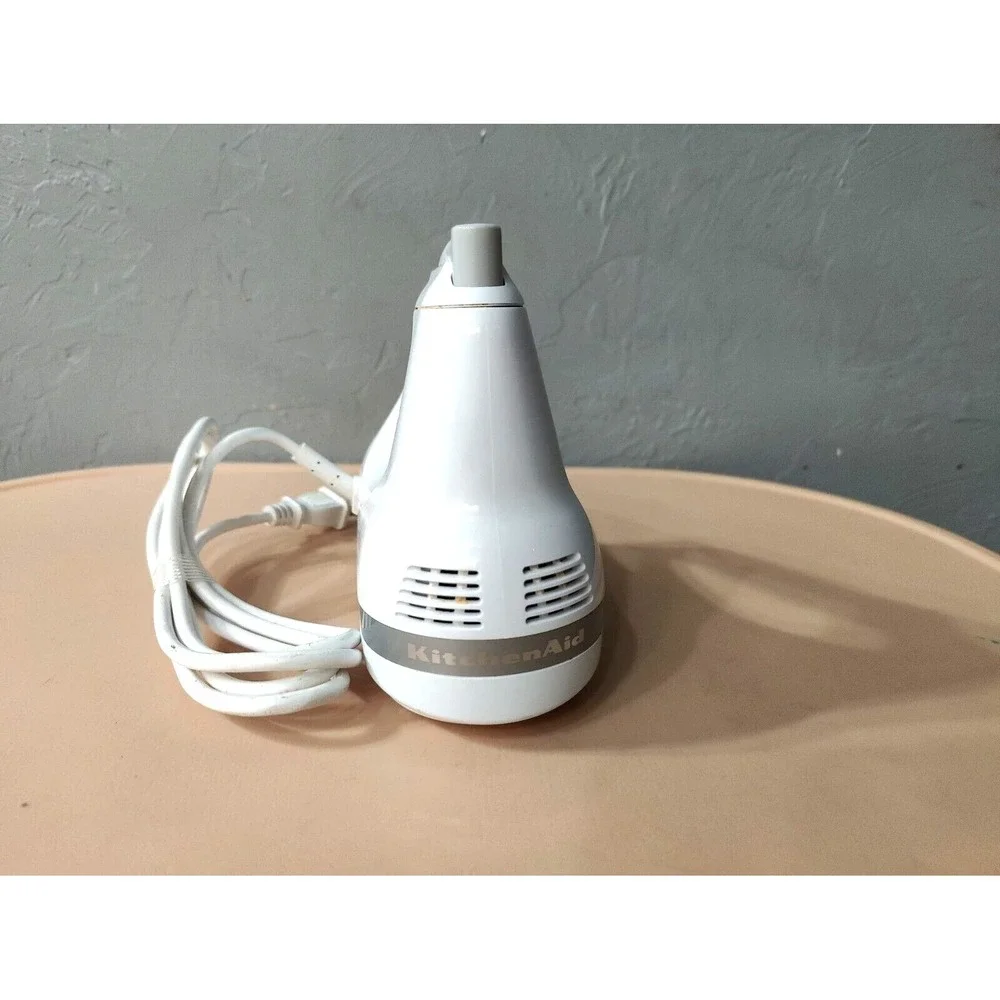 KitchenAid KHM5APWH7 White Hand Mixer Tested Runs No Beaters‎
